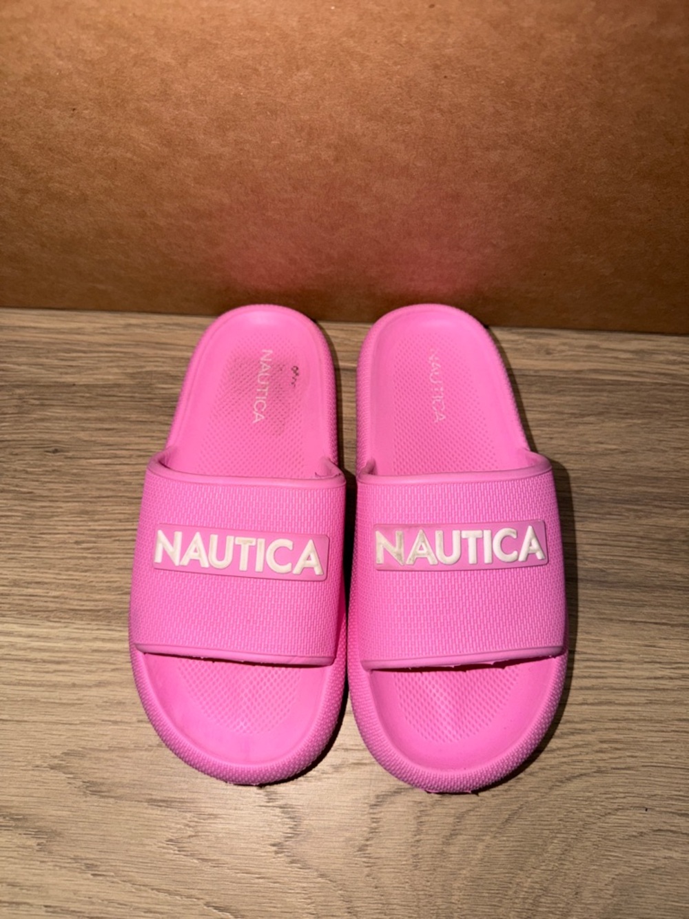 Nautica Vibrant Pink Slide Sandals